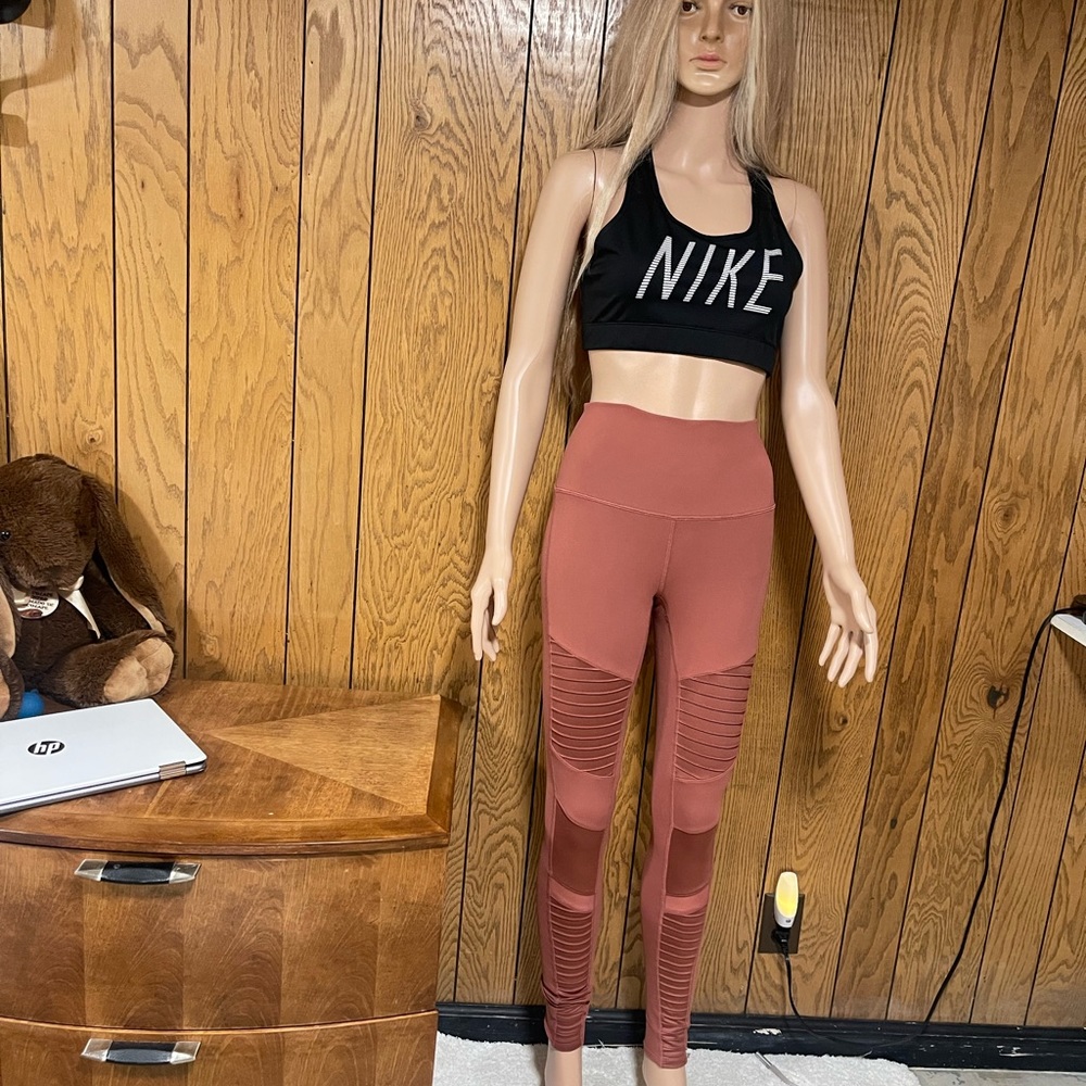 ALO" Yoga Moto Leggings -High Waist - Picture 2 of 16